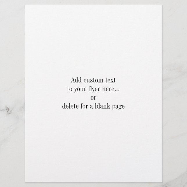 Gray and Black Stripes on White Flyer (Front)