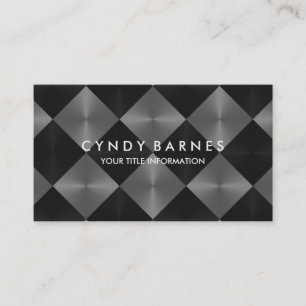 Gray and Black Tiles Business Card