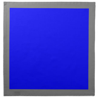 Gray and Blue Napkins