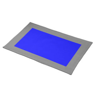 Gray and Blue Placemat