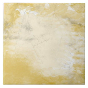 Gray and Gold Marble Look Art Tile