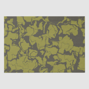 Gray and Green abstract Tissue Paper