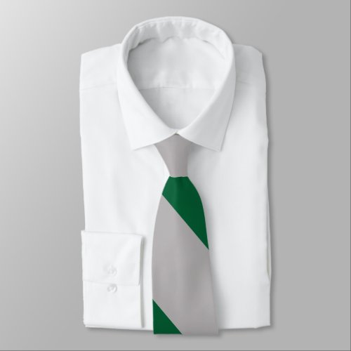 Gray and Ivy Broad University Stripe Neck Tie