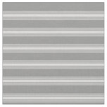 [ Thumbnail: Gray and Light Gray Colored Lines/Stripes Pattern Fabric ]