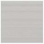 [ Thumbnail: Gray and Light Yellow Colored Stripes Fabric ]
