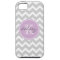 Gray and Lilac Chevron Custom Monogram