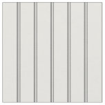 [ Thumbnail: Gray and Mint Cream Lines/Stripes Pattern Fabric ]