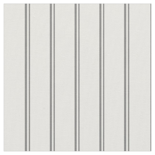 Gray and Mint Cream Lines/Stripes Pattern Fabric (Close Up)
