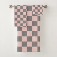 Checkerboard Bath Sheets