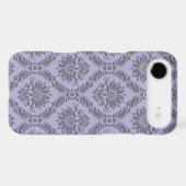 gray and purple damask Case-Mate iPhone case (Back (Horizontal))