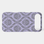 gray and purple damask Case-Mate iPhone case (Back (Horizontal))