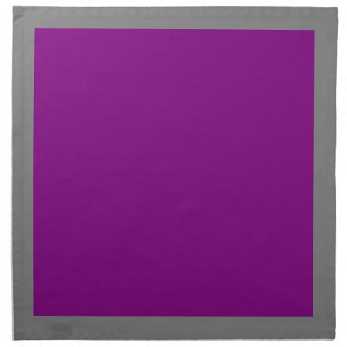 Gray and Purple Napkins
