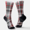 Gray and Red Plaid