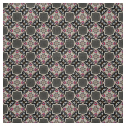Gray and Red Upholstery Fabric