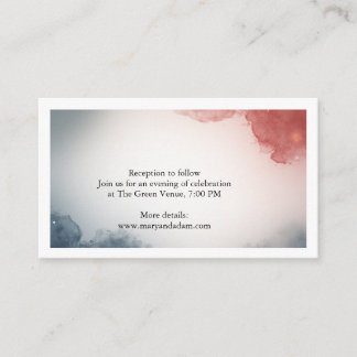 Gray and Rose Outer Space Enclosure Card