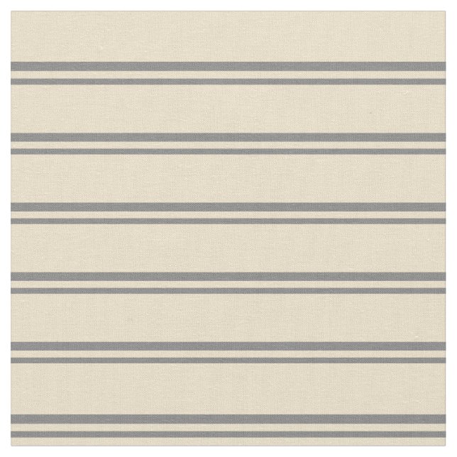 Gray and Tan Colored Pattern Fabric (Close Up)