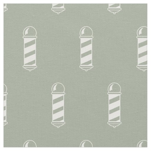 Gray and White Barbershop Pole Pattern Fabric
