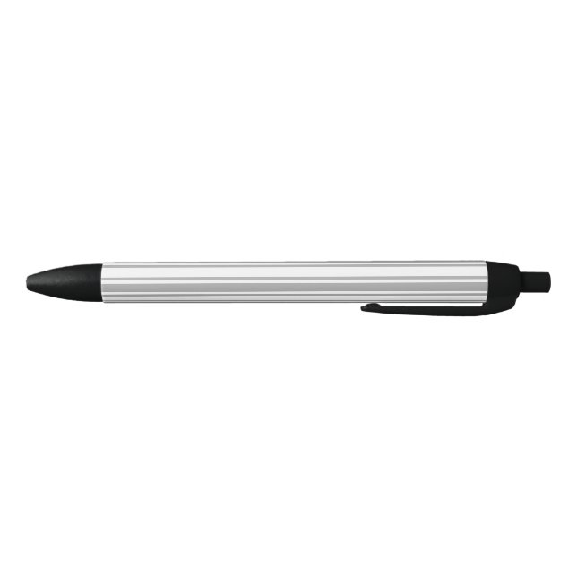 Gray and white candy stripes pen (Bottom)