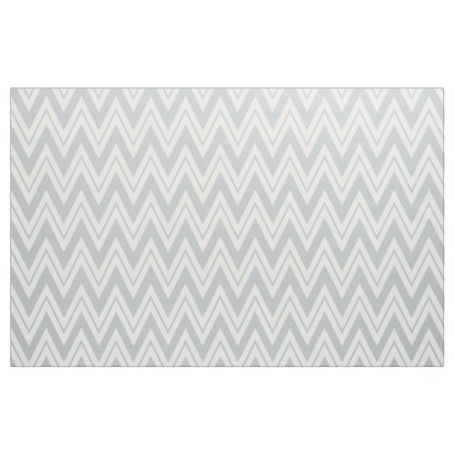 Gray And White Chevron Pattern Fabric