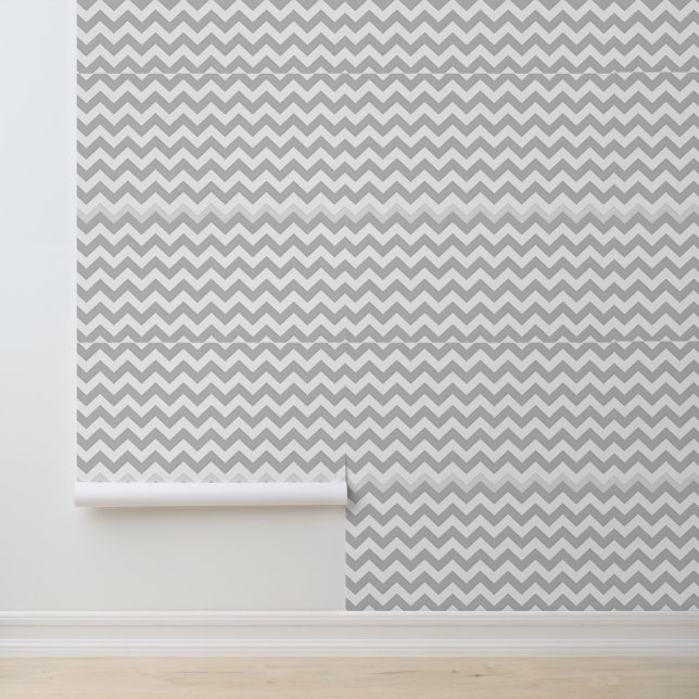 Gray and white Chevron Pattern  Wallpaper (Application)