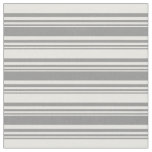 [ Thumbnail: Gray and White Colored Lines/Stripes Pattern Fabric ]