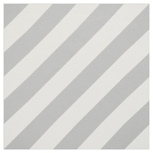 Gray and White Diagonal Stripes Pattern Fabric