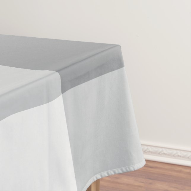 Gray And White Gingham Pattern Tablecloth (In Situ)