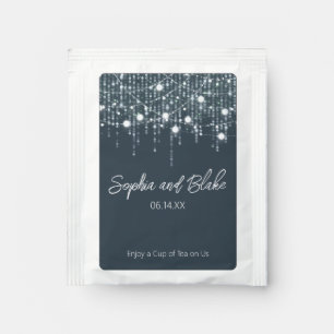 Gray and White Hanging Lights Tea Drink Mix