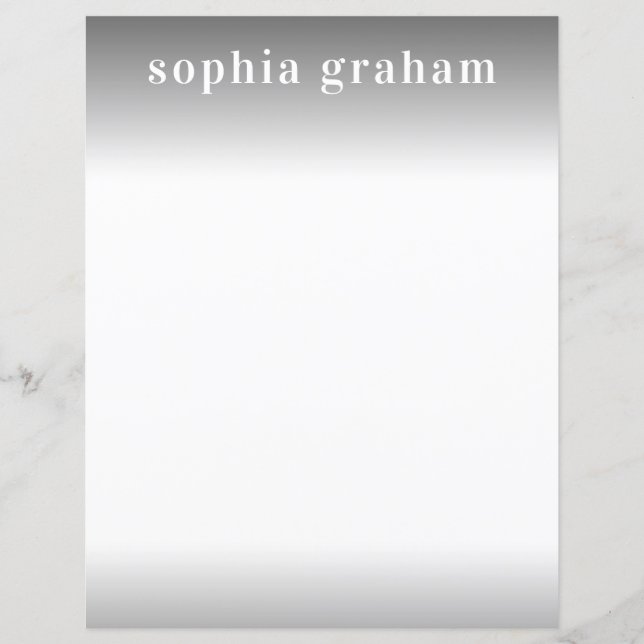Gray and White Ombre Paper (Front)