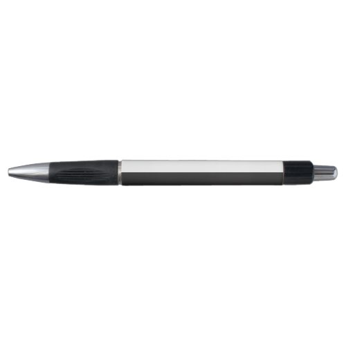 Gray and White Simple Extra Wide Stripes Pen