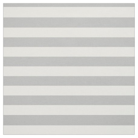 Grey and White Striped/Lined Pattern Fabric | Zazzle.com
