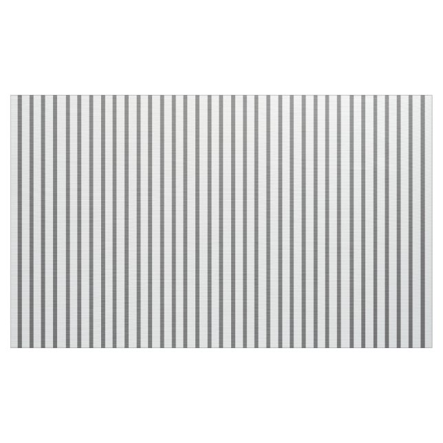 Gray and White Striped Fabric by the Yard (Yard)