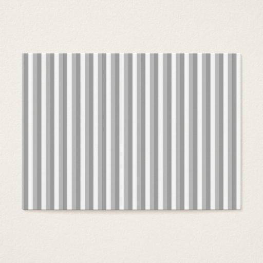 Customizable Gray and white stripes. Pattern. Business Cards