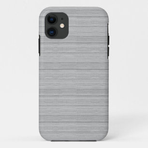 Gray and white stripes textured iPhone 11 case