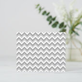Gray and White Zigzag Pattern. (Standing Front)