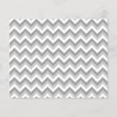 Gray and White Zigzag Pattern. (Front)