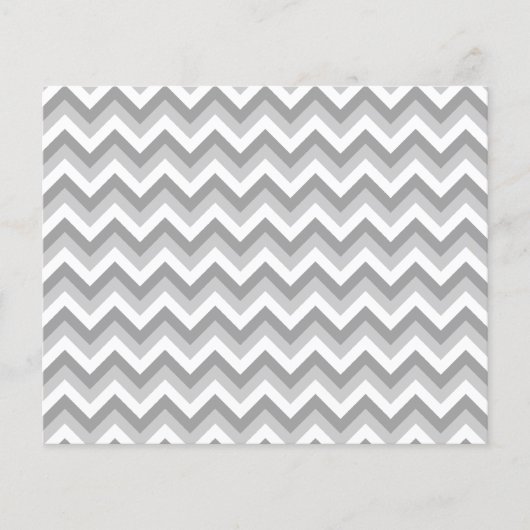 Gray and White Zigzag Pattern. (Front)