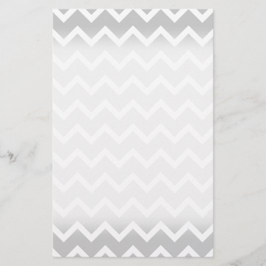 Gray and White Zigzag Stripes. (Front)