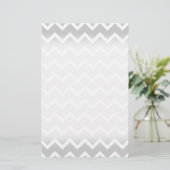 Gray and White Zigzag Stripes. (Standing Front)
