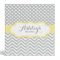 Gray and Yellow Polka Dots Pattern Recipe Binder