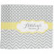 Gray and Yellow Polka Dots Pattern Recipe Binder