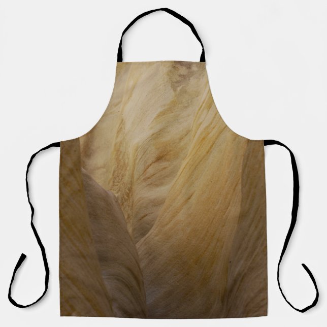Gray and yellow stone apron (Front)