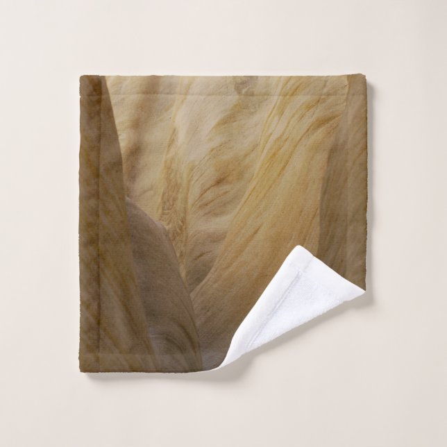 Gray and yellow stone wash cloth (Wash Cloth)