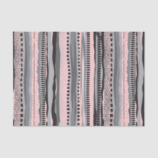 gray and yellow tribal geometric shapes pattern tissue paper