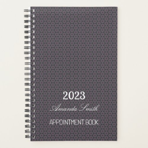 Gray Appointment Book 2023 Planner
