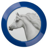 Gray Arabian Horse Charging Station (Front)