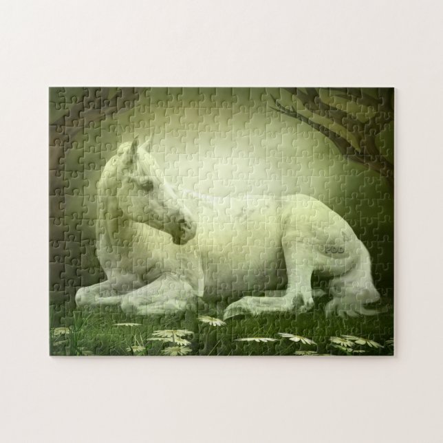 Gray Arabian Horse Jigsaw Puzzle (Horizontal)