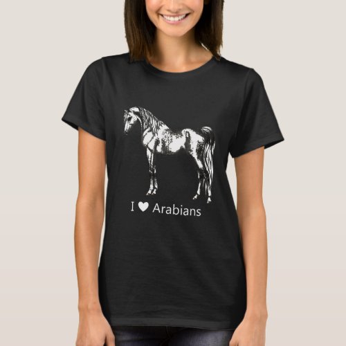 Gray Arabians Horse T_Shirt