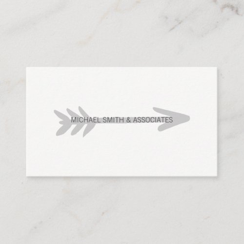 Gray Arrow Business Card
