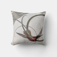 Gray Artistic Hummingbird Design | Green